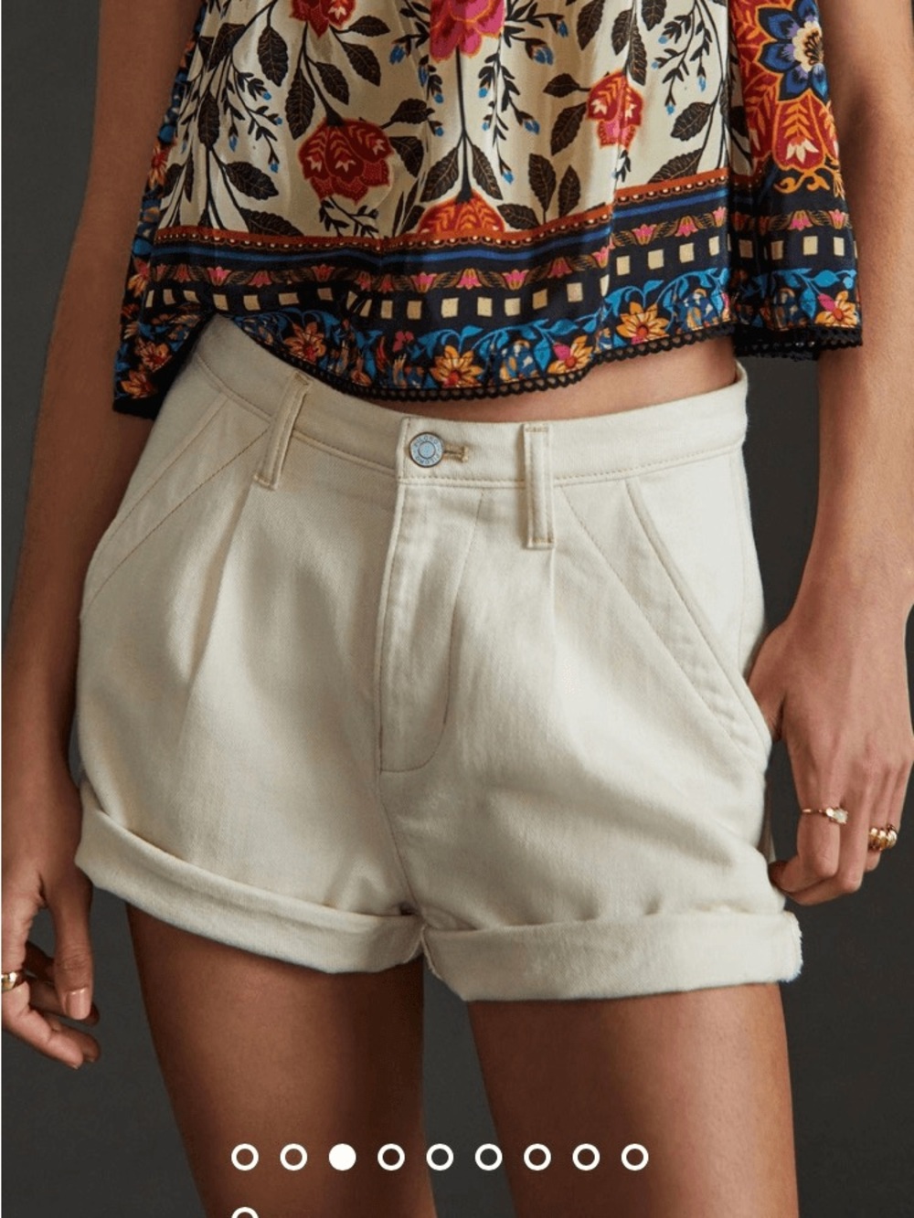 NWT Anthropologie Pilcro Chino Shorts Size 32